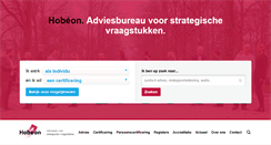 Desktop Screenshot of hobeon.nl